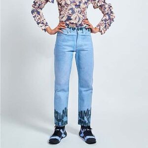 Collina Strada Black Loopy 5-Pocket Jean, NWT, Size XS